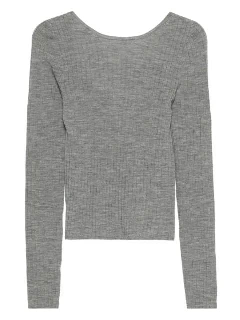Tela scoop-back sweater Grey B2004707T239