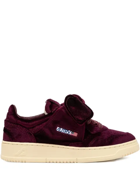 Autry velvet bow medalist trainers Purple AULWVF01