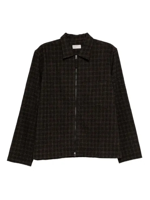 Universal Works Cedar checked jacket Brown 33164
