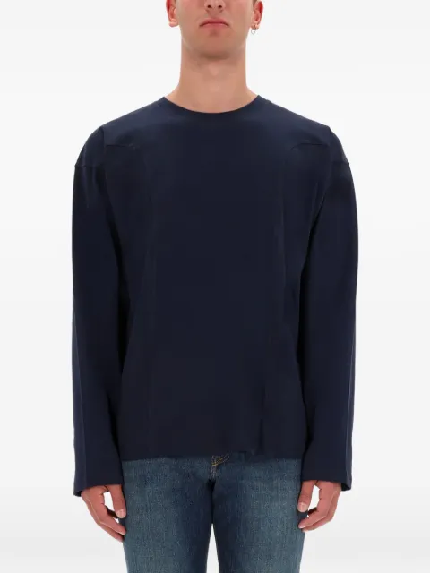 Diesel panelled long-sleeve T-shirt Blue A194440AIJU81E