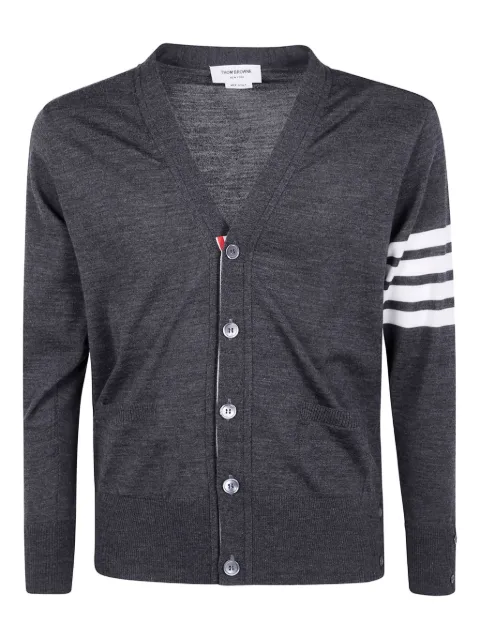 Thom Browne 4-Bar stripe cardigan Grey MKC002AY1014022