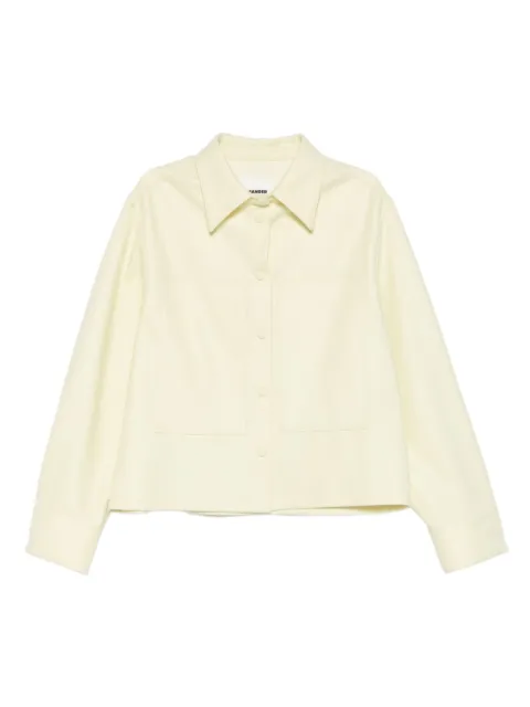 Jil Sander chest-pocket shirt Yellow J02DL0253J40045