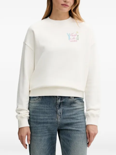 MC2 Saint Barth detail-embroidered sweatshirt White STDW001