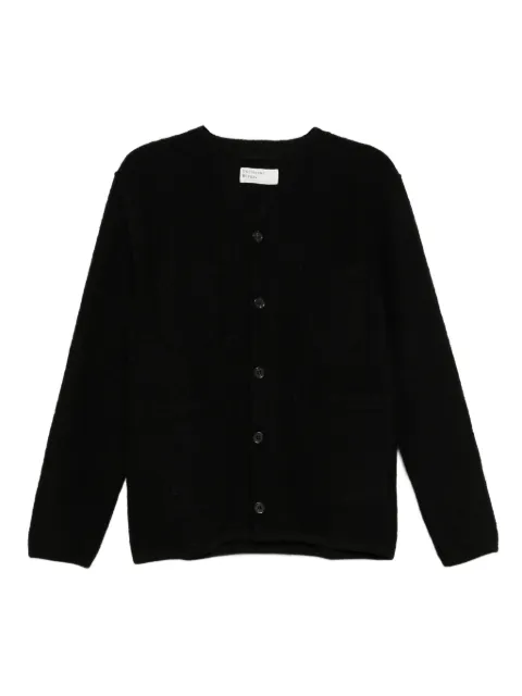 Universal Works V-neck cardigan Black 00016