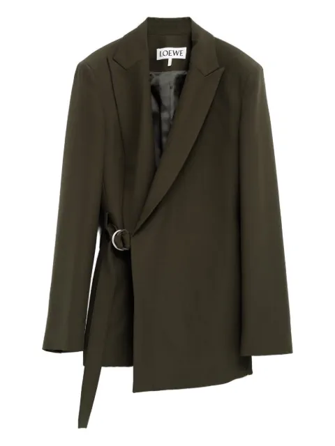 LOEWE belted jacket Green S359Y03XAE