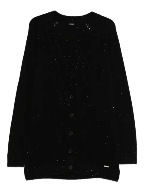 Kiton embellished-detail buttoned cardigan Black D60701BLACK00A