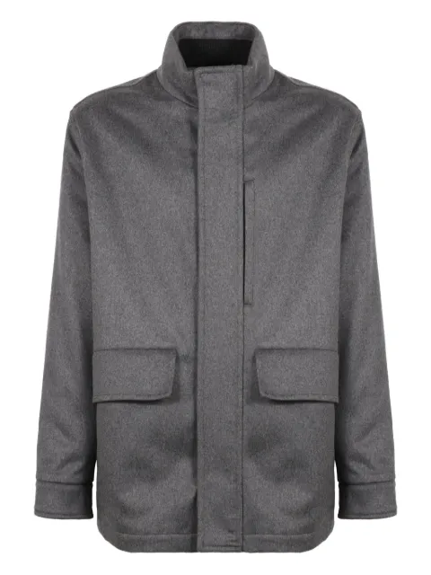 slowear buttoned flap pocket coat Grey 63M098M4643