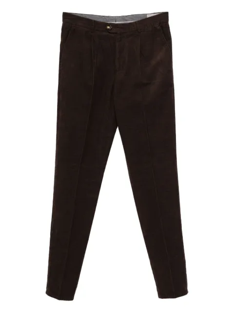 Brunello Cucinelli pleated corduroy trousers Brown M279UE1450C6026