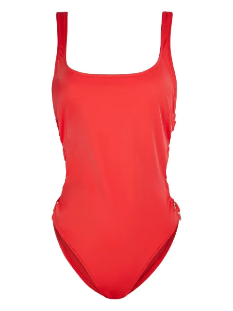 Solid & Striped The Jennifer cutout swimsuit Red SOLIDJENRED