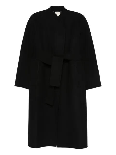 KHAITE belted wool coat Black 7142547