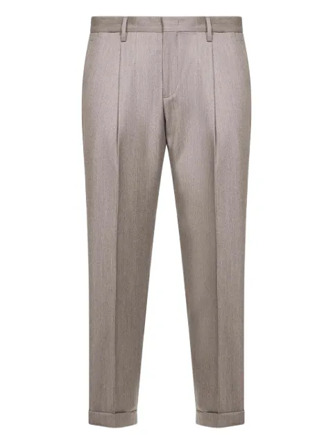D4.0 pleat turn-up trousers Grey TIBERIOSD440012300023