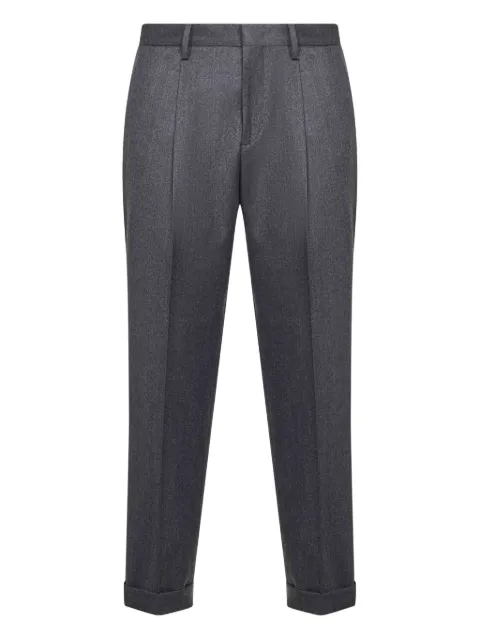 D4.0 Tiberio pleat turn-up trousers Grey TIBERIOSD440012300070