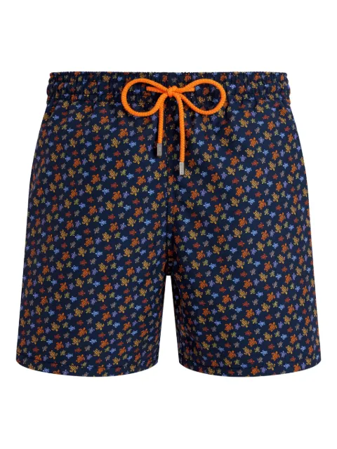 Vilebrequin drawstring turtle-print swim shorts Blue MOODB139