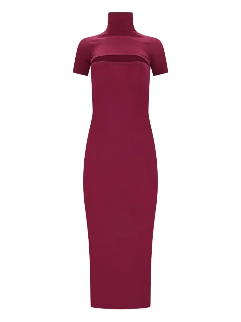 Alaïa cut-out maxi dress Red AA9R2802K127B