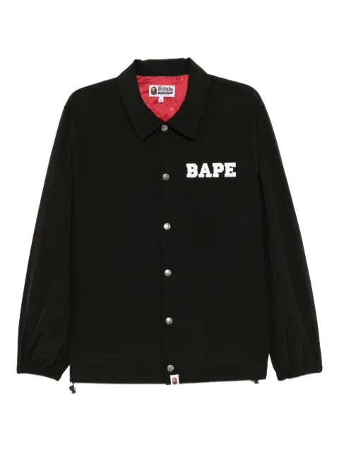 A BATHING APE® logo printed jacket Black 001LJL801008M