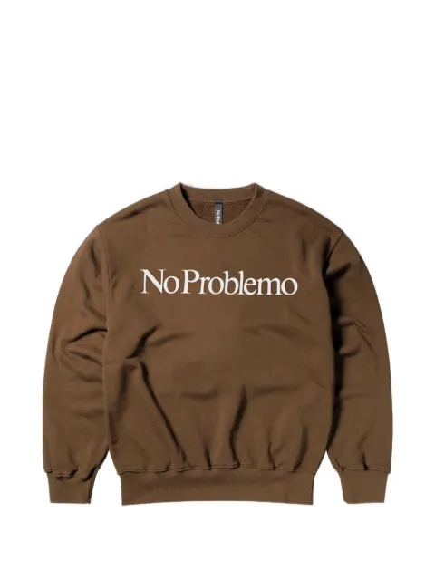 NO PROBLEMO ribbed crew-neck sweater Brown NP2000204