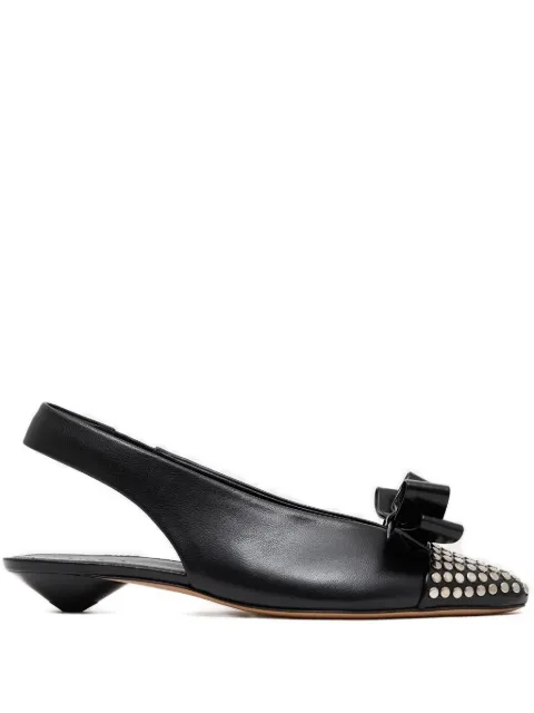 Chloé bow-detail sandals Black CH26S16GWN