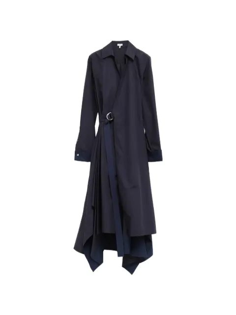 LOEWE layered belted midi dress Blue S359Y09XJL
