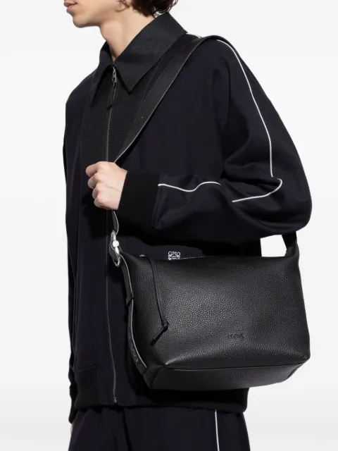 LOEWE Cubi leather shoulder bag Black BB22CMDX01