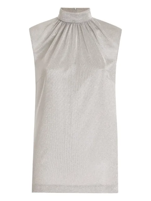Dolce & Gabbana lamé jersey top Grey F7BD5THU7WC