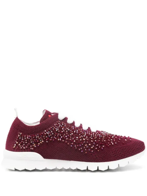 Kiton embellished trainers Red DSSFITAN0084769001