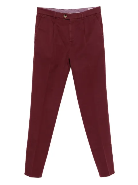 Brunello Cucinelli pleated trousers Red M252UE1450C6030