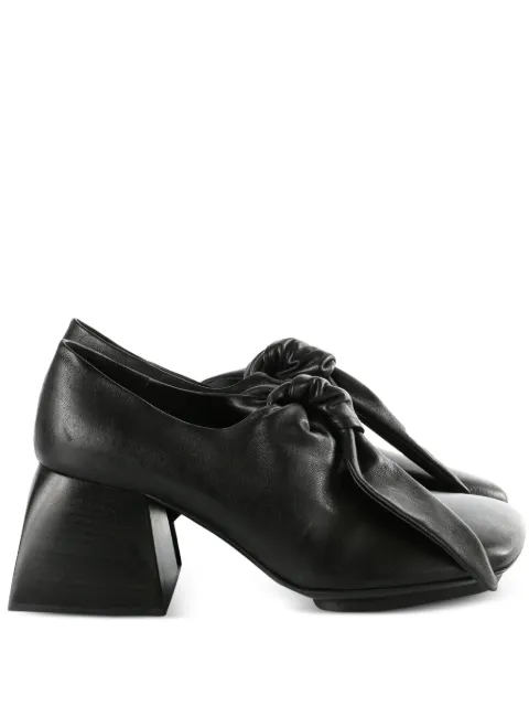 Uma Wang square-toe knotted mules Black US9130UW900SQUAREKNOTTED
