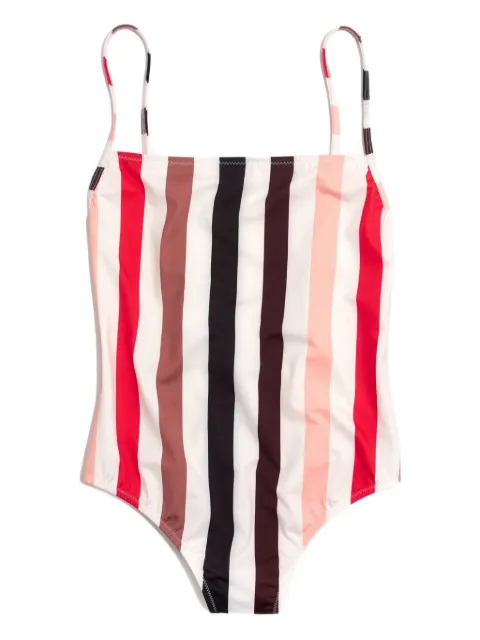 Solid & Striped The Chelsea striped swimsuit White SOLIDLIPSTRIPE