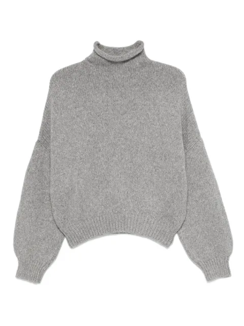 KHAITE roll-neck sweater Grey 18050650