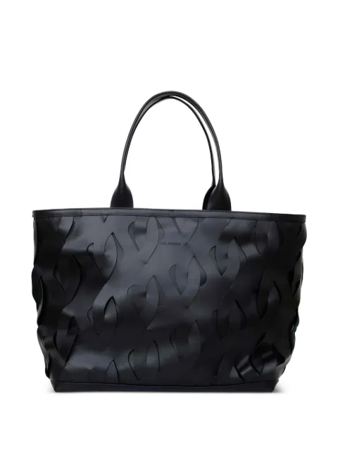 Kata Szegedi Roads leather tote bag Black KSBA45123