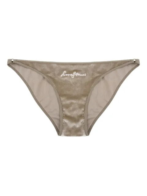 Love Stories velvet briefs Brown LSSHELBYGRN
