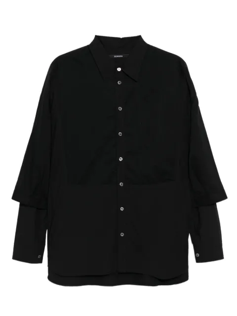 SONGZIO long-sleeved shirt Black MH5SH706BK