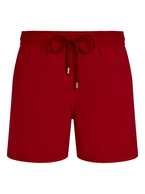 Vilebrequin drawstring elasticated swim shorts Red MOODD136