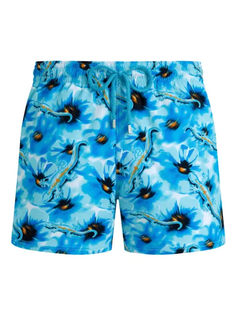 Vilebrequin geckos-print swim shorts Blue MSODF150