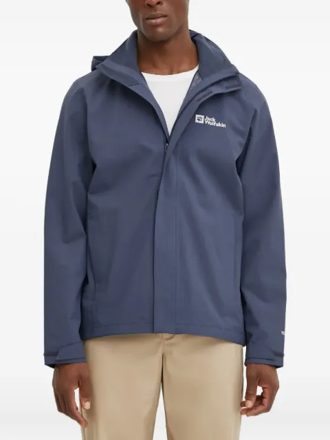 JACK WOLFSKIN Trailtime hooded zip-fastening performance jacket Blue A63903