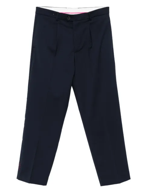 AMARÁNTO pleated trousers Blue B6F0023