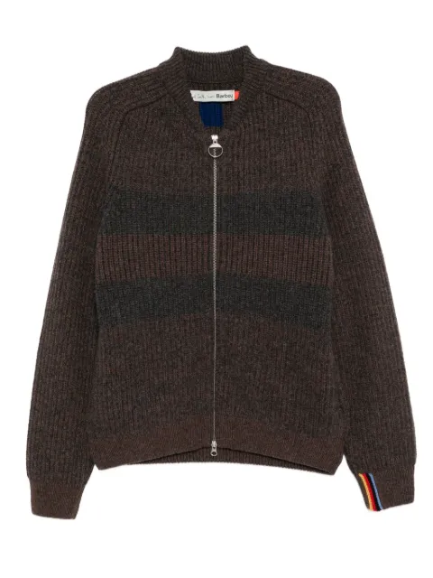 Barbour x Paul Smith sweater Brown MKN1695RU71