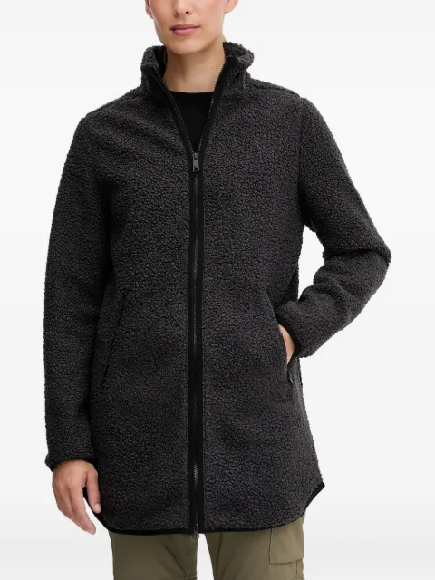 JACK WOLFSKIN High Curl zip-fastening coat Grey A65074