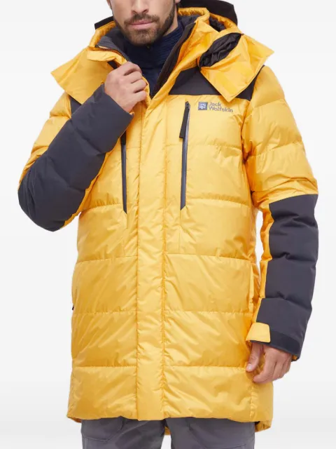 JACK WOLFSKIN 1995 Series hooded quilted jacket Yellow 1206751