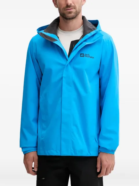 JACK WOLFSKIN Trailtime 2l hooded zip-up performance jacket Blue A63903