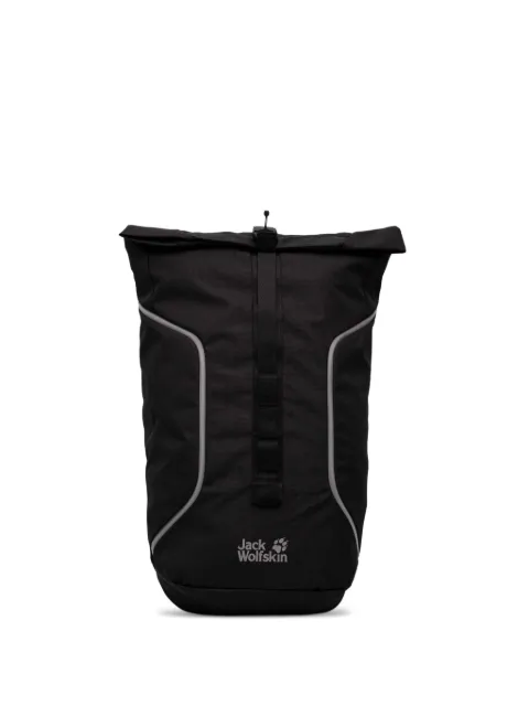 JACK WOLFSKIN Allspark roll-top reflective backpack Black 2009151