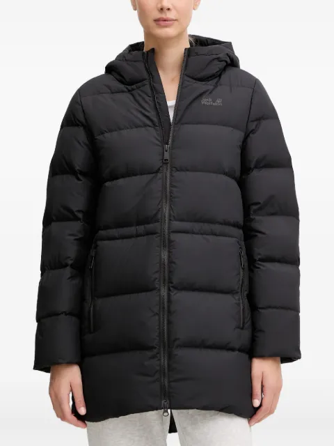 JACK WOLFSKIN Frozen Palace hooded zip-fastening coat Black A65096
