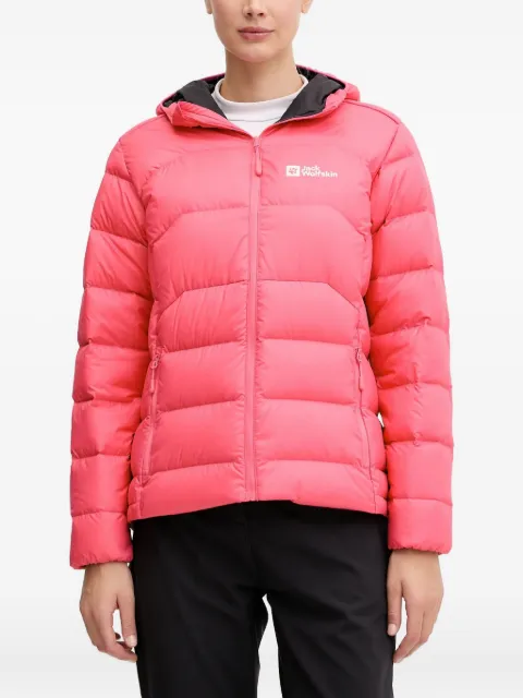 JACK WOLFSKIN Ather Down hooded quilted performance jacket Pink A60330