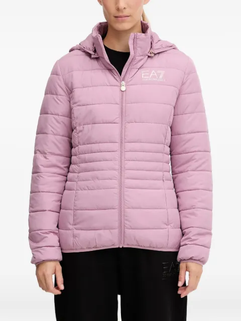Ea7 Emporio Armani zip-fastening padded jacket Pink TNF8Z8NTB23
