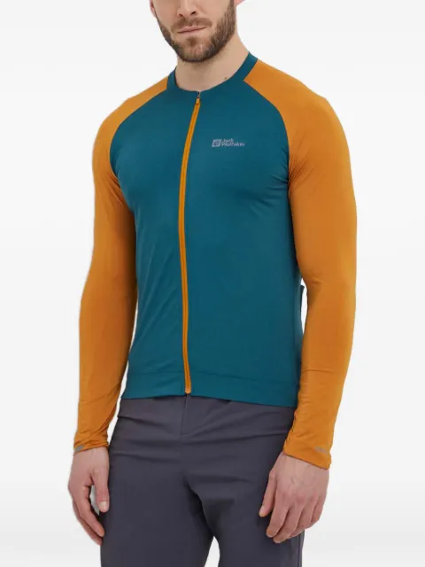 JACK WOLFSKIN Gravex long-sleeved zip sweatshirt Blue 1809971