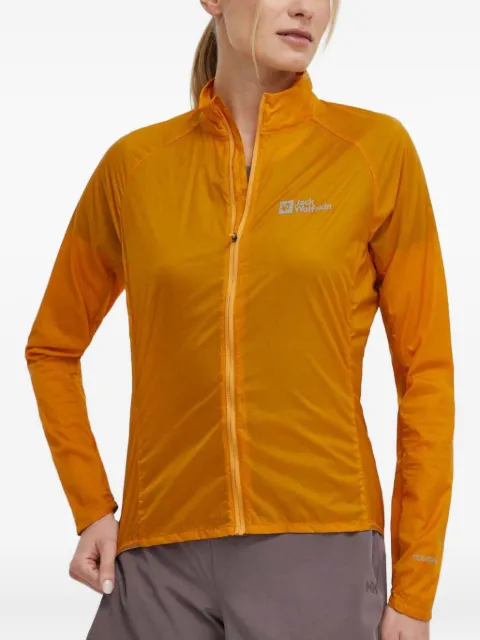 JACK WOLFSKIN Gravex Wind zip-fastening performance jacket Yellow 1307931