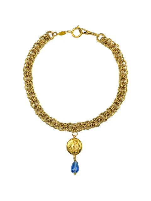 CHANEL Pre-Owned 1980s logo collar Gold CHCOCOLLAR