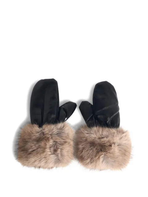 STAND STUDIO Jane faux-fur gloves Black 665649398