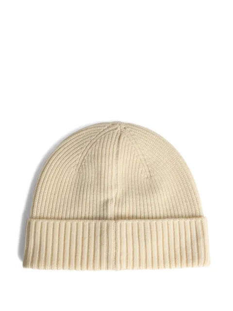 SEVEN GAUGE ribbed turn-up beanie Neutrals CUF0004