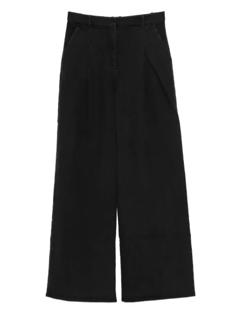 The Garment pleat-detail trousers Black 21565